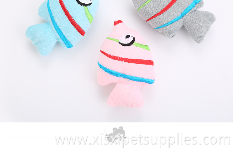 new cat products three color catnip fish toy for cats